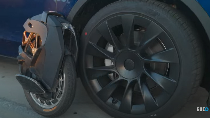 Tesla Model Y Vs. Cyberwheel