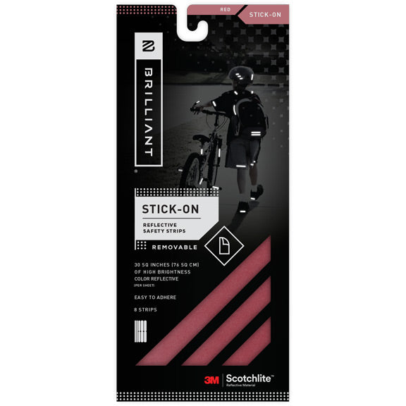 Brilliant Reflective Stick-On Strips