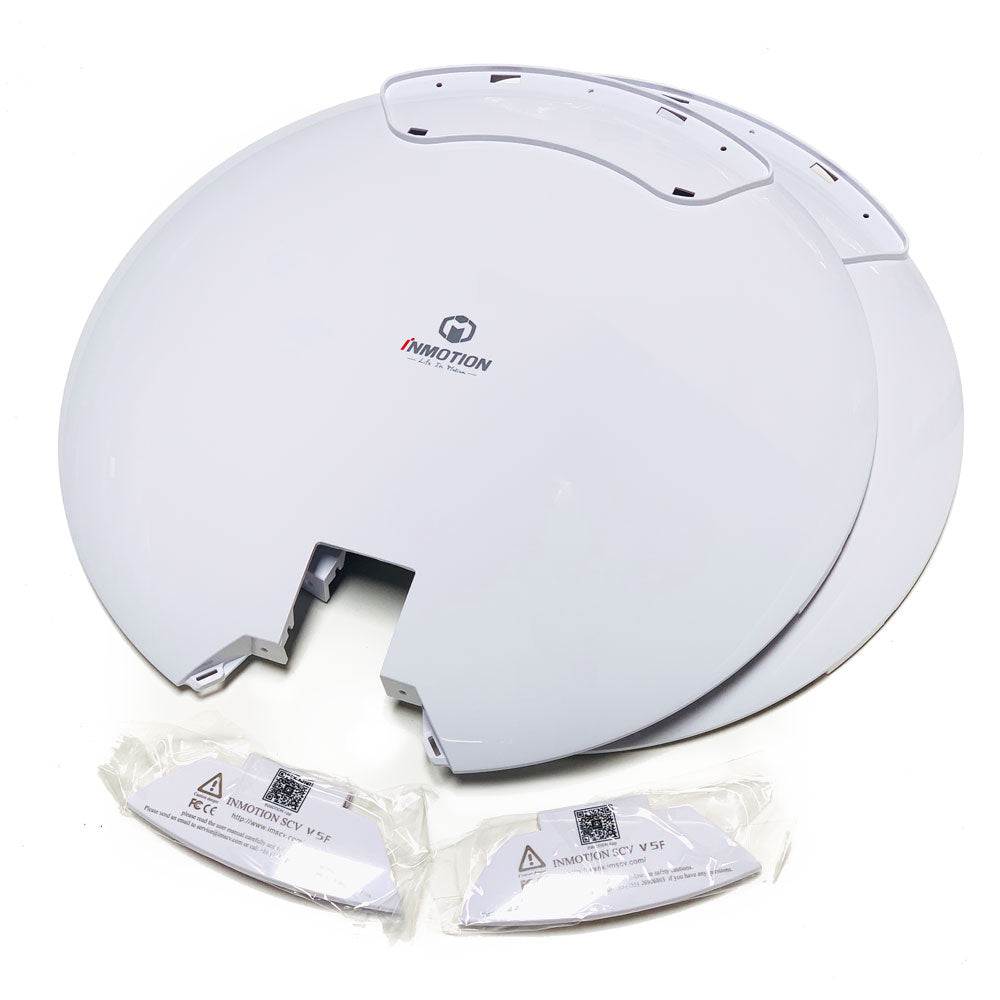 Limited Edition - Glide 2 / V5 White Shell Kit - 2 outer shells, 2 valve covers